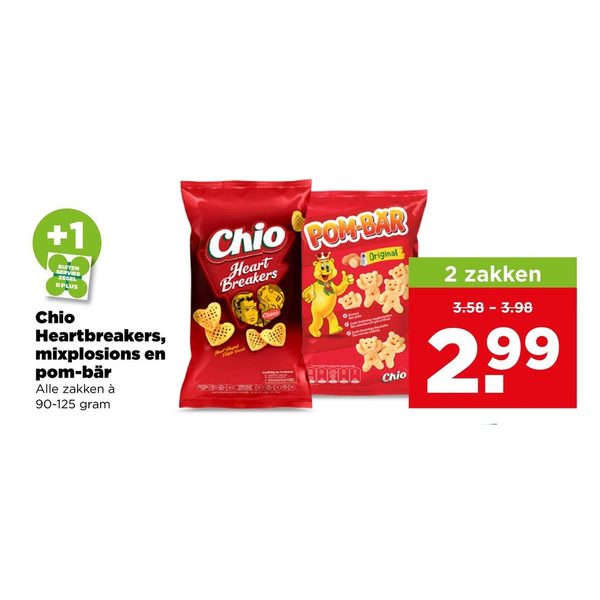 Chio Heartbreakers, mixplosions en pom-bär