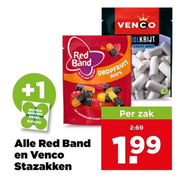 Alle Red Band en Venco Stazakken