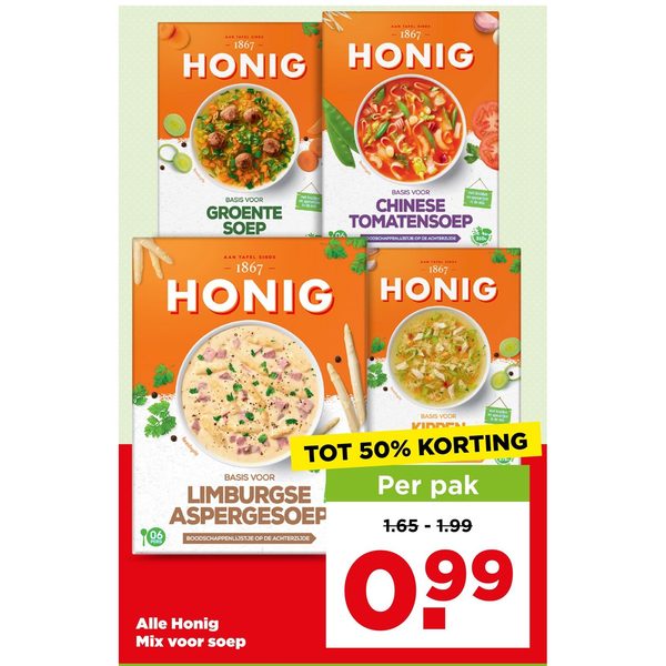 Honig Mix voor soep