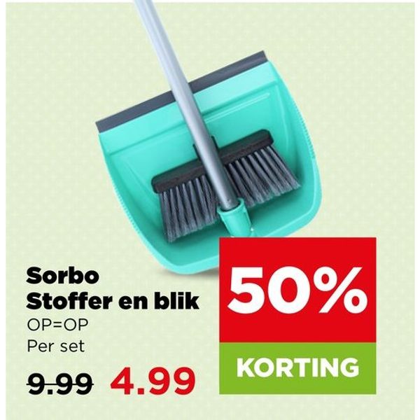 Sorbo Stoffer en blik