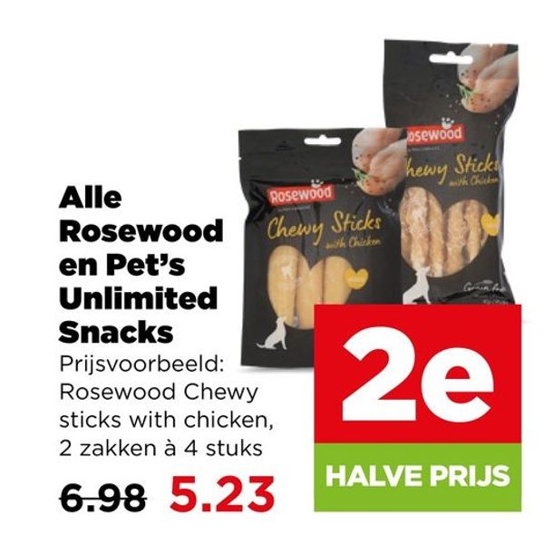 Rosewood en Pet's Unlimited Snacks