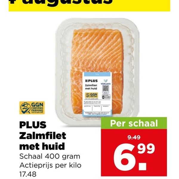 PLUS Zalmfilet met huid