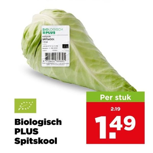Biologisch PLUS Spitskool