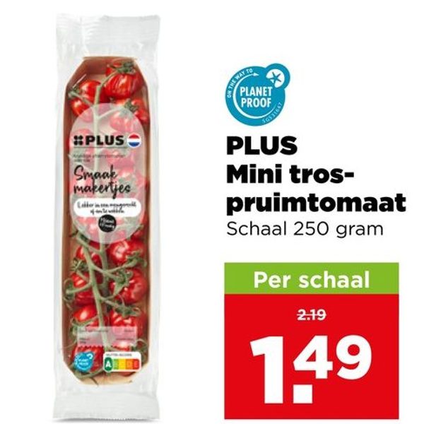 PLUS Mini tros-pruimtomaat