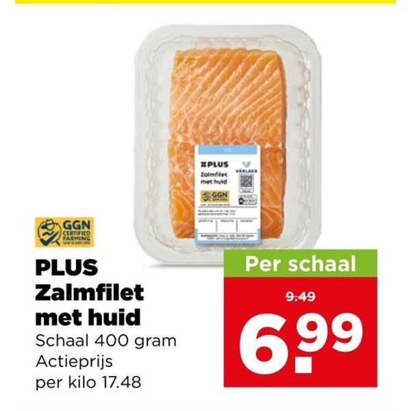 PLUS Zalmfilet met huid