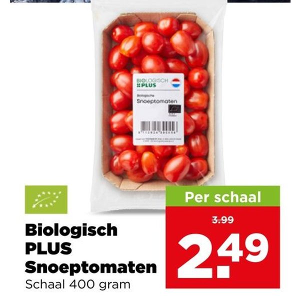 Biologisch PLUS Snoeptomaten