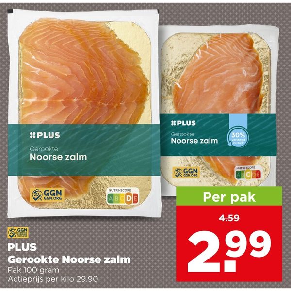 PLUS Gerookte Noorse zalm