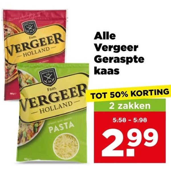 Vergeer Geraspte kaas