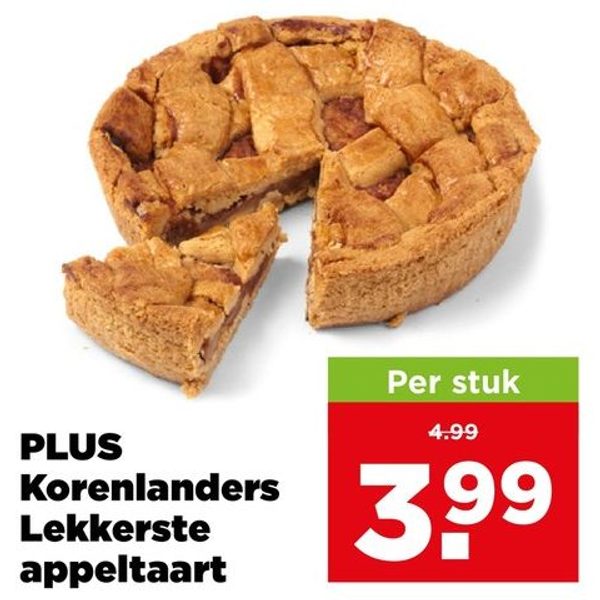 PLUS Korenlanders Lekkerste appeltaart