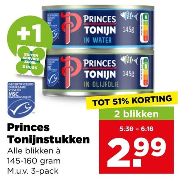 Princes Tonijnstukken