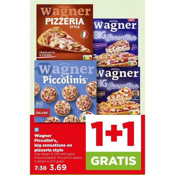 Wagner Piccolini's, big sensations en pizzeria style
