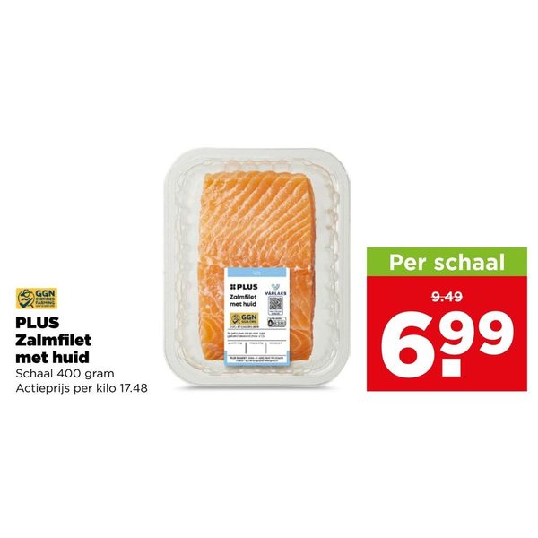 PLUS Zalmfilet met huid