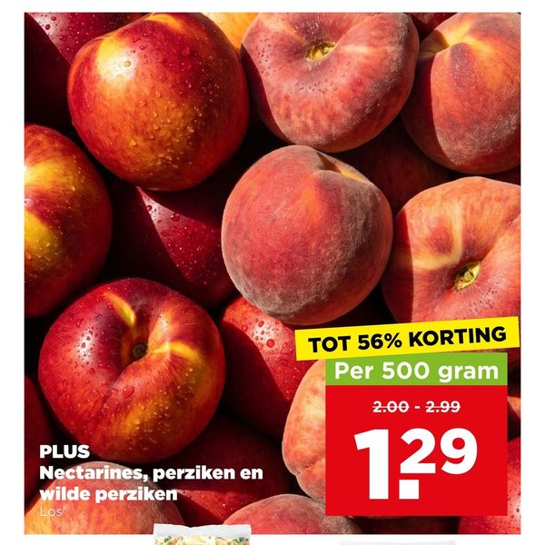 PLUS Nectarines, perziken en wilde perziken