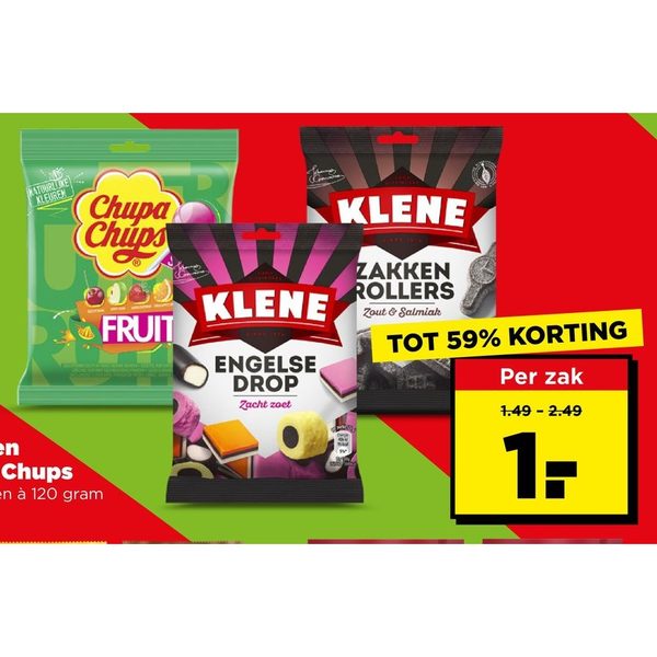Engelse Drop, Rollers en Fruit