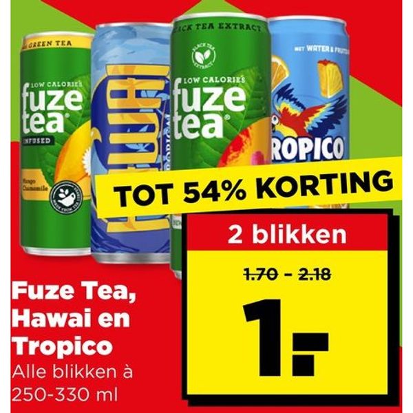Fuze Tea, Hawai en Tropico