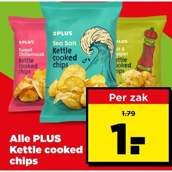 PLUS Kettle cooked chips