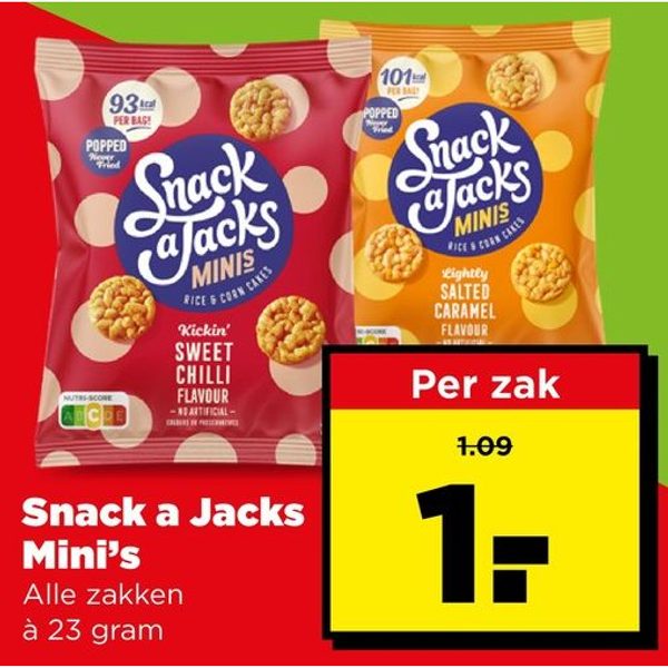 Mini's rijst- en maïswafels