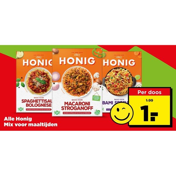 Honig Mix voor maaltijden