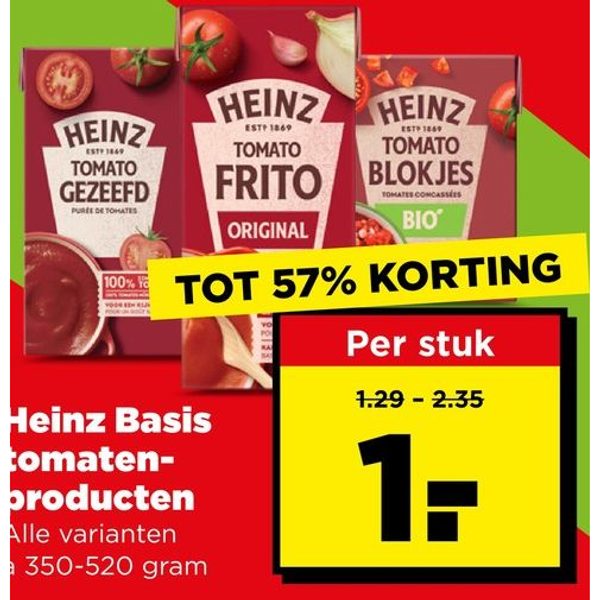 Heinz Basis tomatenproducten