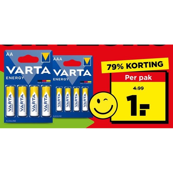 Varta Energy batterijen
