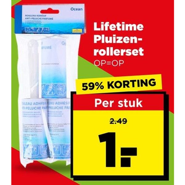 Lifetime Pluizen-rollerset