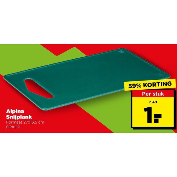 Alpina Snijplank