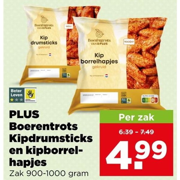 Boerentrots Kipdrumsticks en kipborrelhapjes