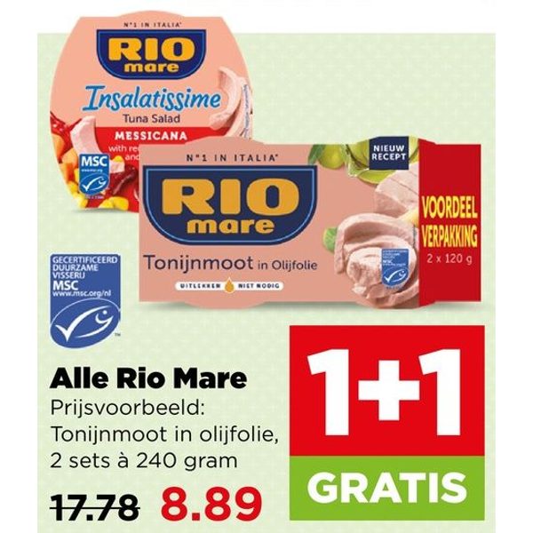 Tonijnmoot en Insalatissime