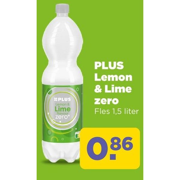 PLUS Lemon & Lime zero