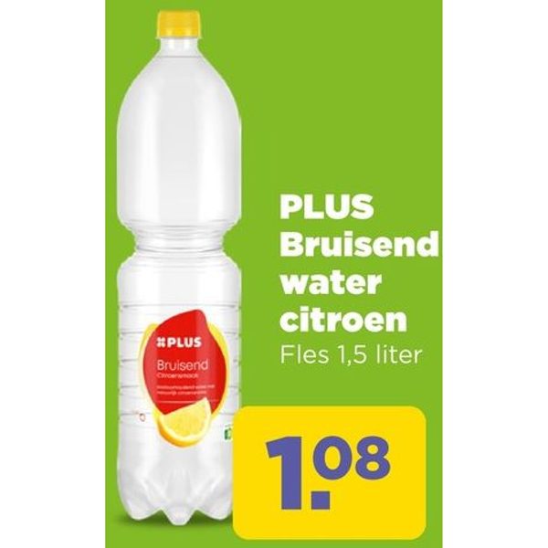PLUS Bruisend water citroen