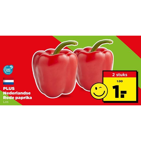 Nederlandse Rode paprika