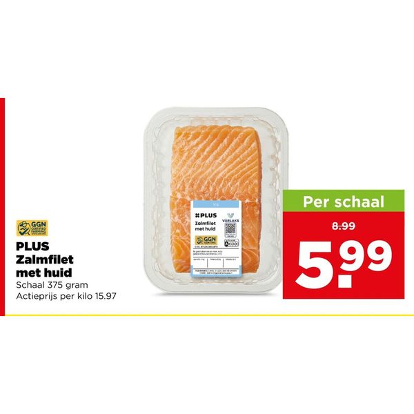 PLUS Zalmfilet met huid