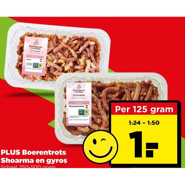 PLUS Boerentrots Shoarma en gyros
