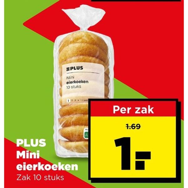 PLUS Mini eierkoeken