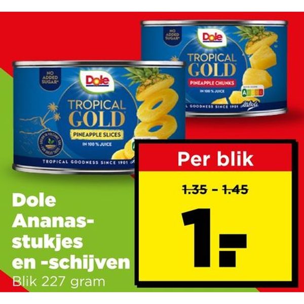 Tropical Gold Ananasstukjes en -schijven