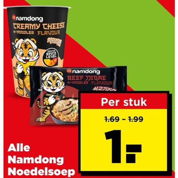 Alle Namdong Noedelsoep
