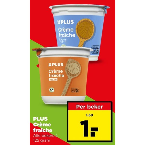 PLUS Crème fraîche