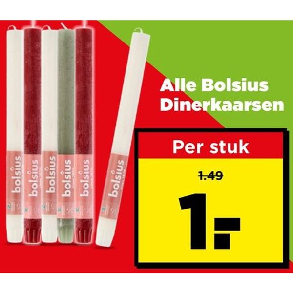 Bolsius Dinerkaarsen