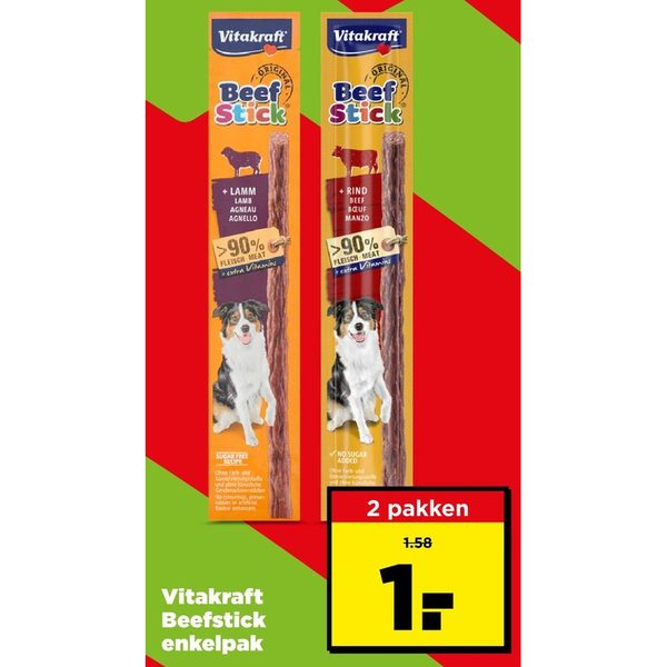 Vitakraft Beefstick enkelpak
