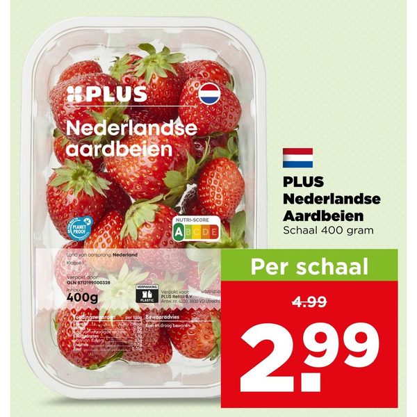 PLUS Nederlandse Aardbeien