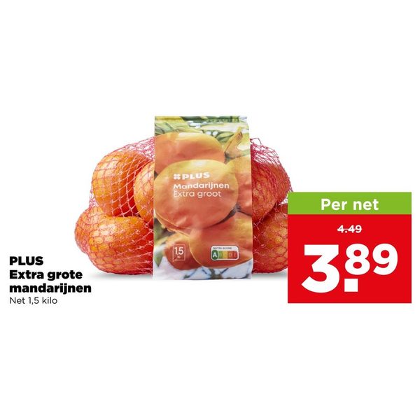 PLUS Extra grote mandarijnen