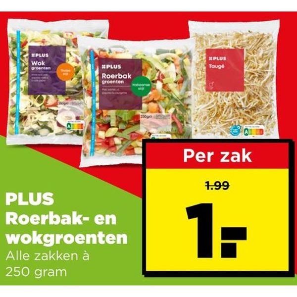PLUS Roerbak- en wokgroenten