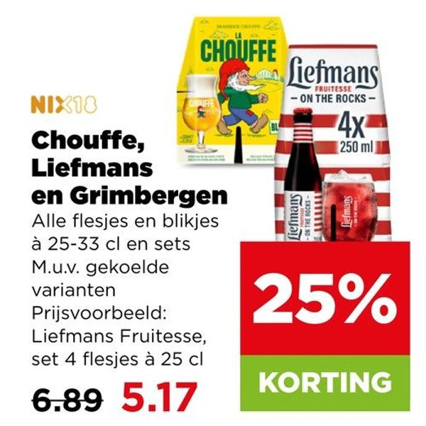 Chouffe, Liefmans en Grimbergen