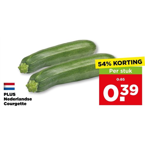 PLUS Nederlandse Courgette