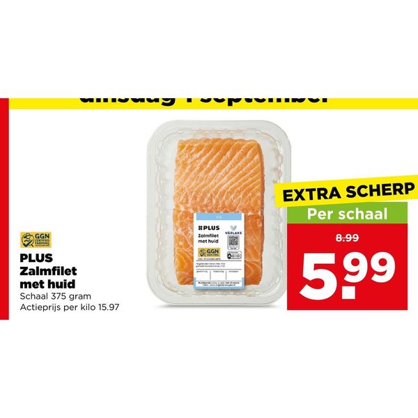 PLUS Zalmfilet met huid