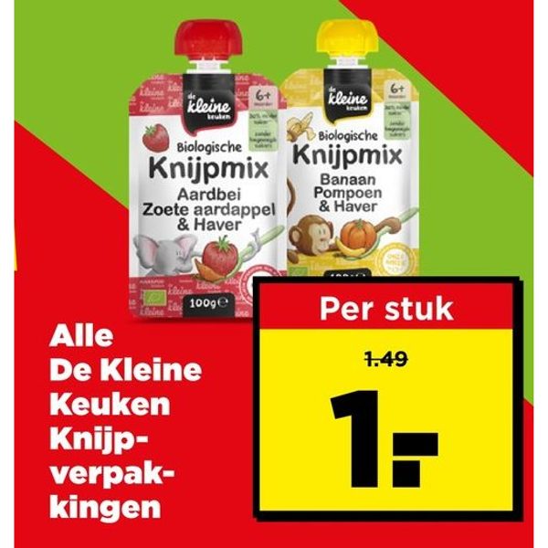 De Kleine Keuken Knijpverpakkingen
