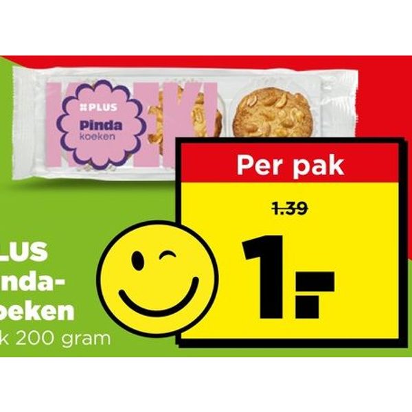 PLUS Pinda-koeken