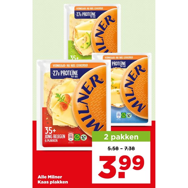 Milner Kaas plakken