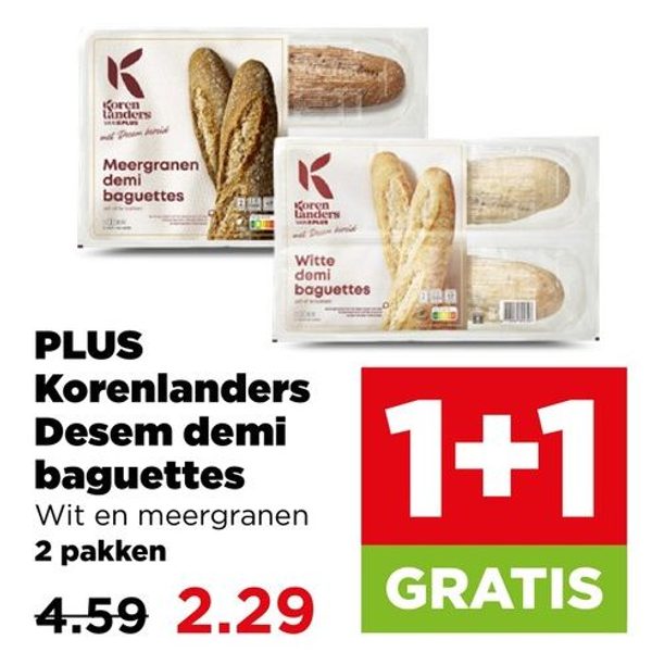 PLUS Korenlanders Desem demi baguettes