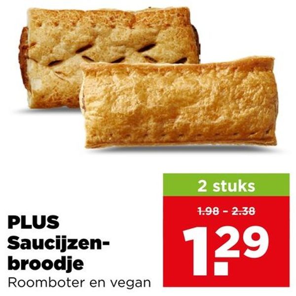 PLUS Saucijzenbroodje